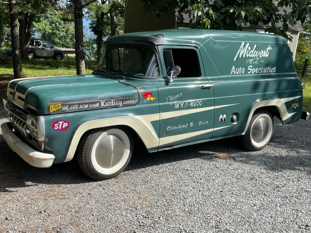 Rare Original 1959 Ford F100 Panel Truck