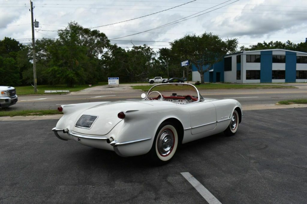 1954 Chevrolet Corvette 8830 Miles White Convertible Automatic