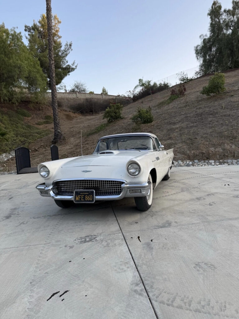 1957 Ford Thunderbird White