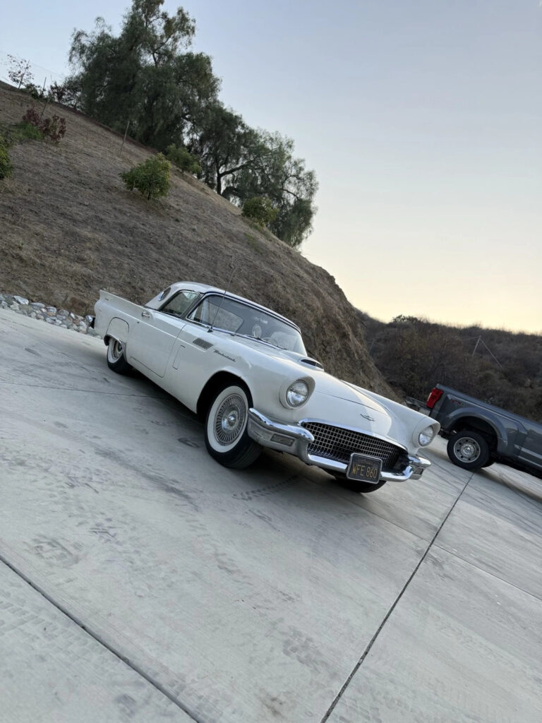 1957 Ford Thunderbird White