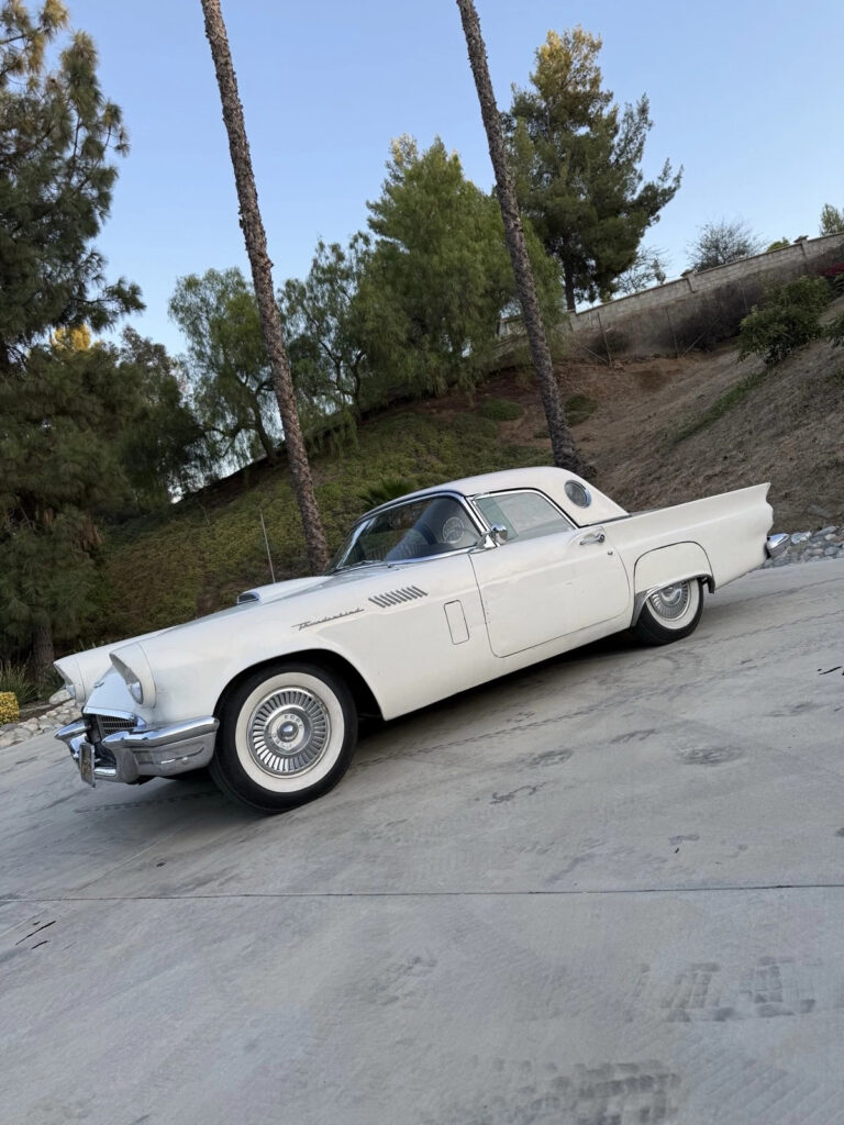 1957 Ford Thunderbird White