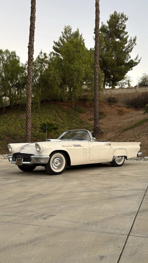1957 Ford Thunderbird White