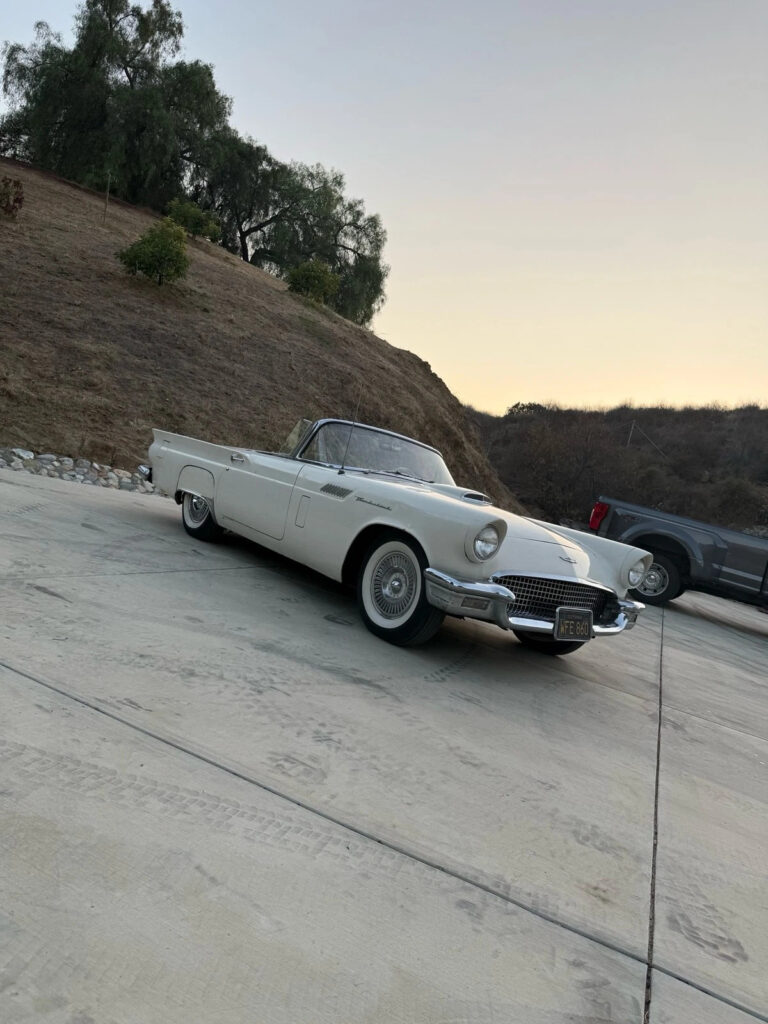 1957 Ford Thunderbird White