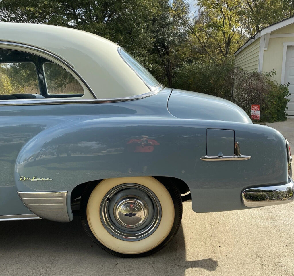 1952 Chevy Deluxe 2 Door Sedan Garage Kept 216 6 Cylinder 3 Speed Nice Runs Good