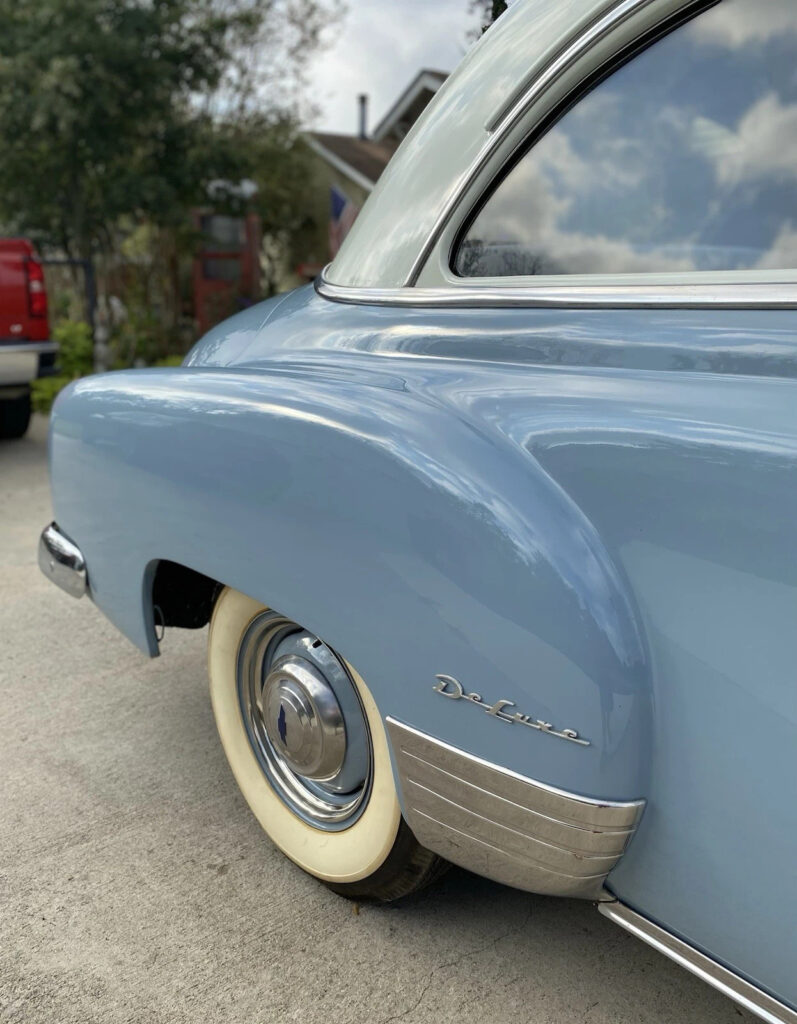 1952 Chevy Deluxe 2 Door Sedan Garage Kept 216 6 Cylinder 3 Speed Nice Runs Good