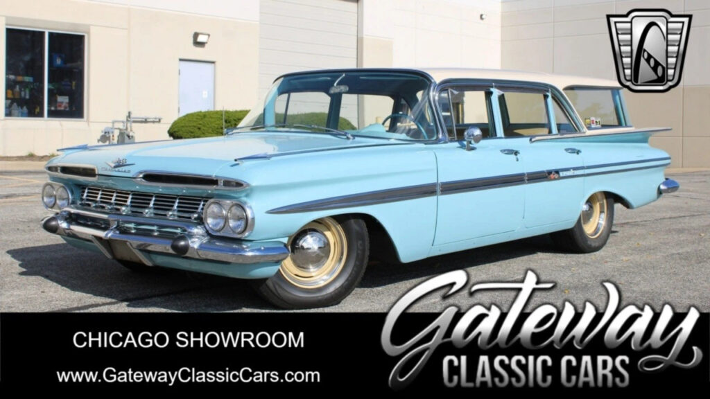 Baby Blue 1959 Chevrolet Nomad Other 348 V8
