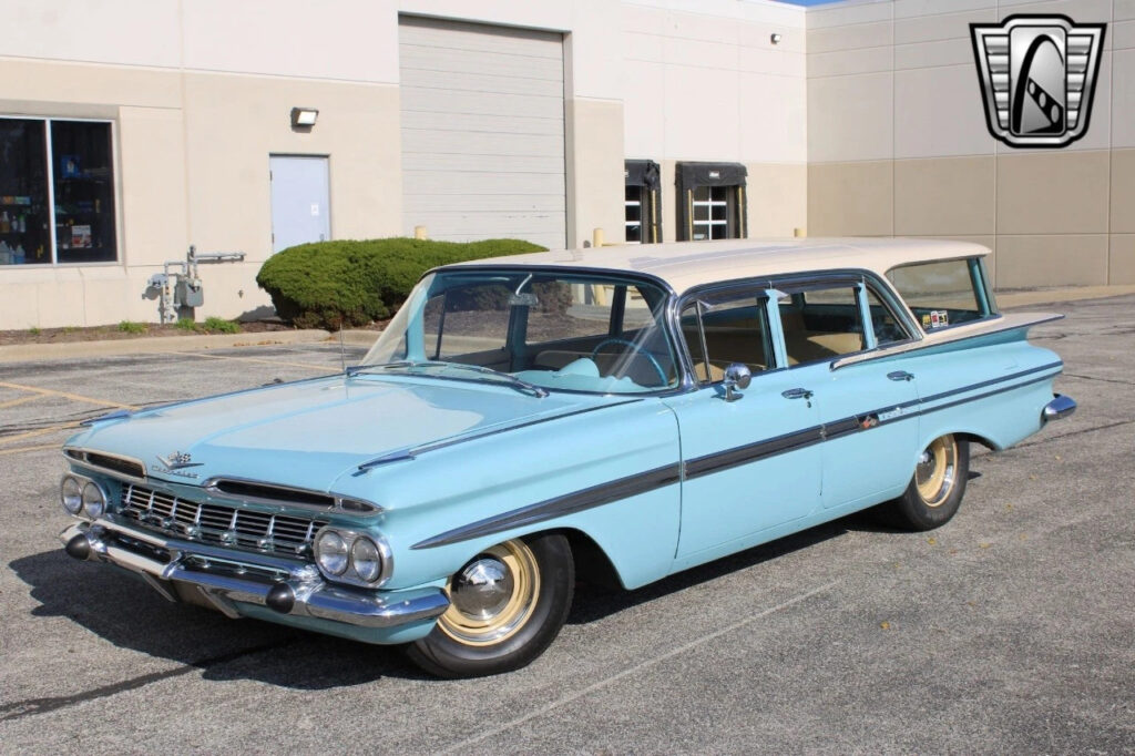 Baby Blue 1959 Chevrolet Nomad Other 348 V8