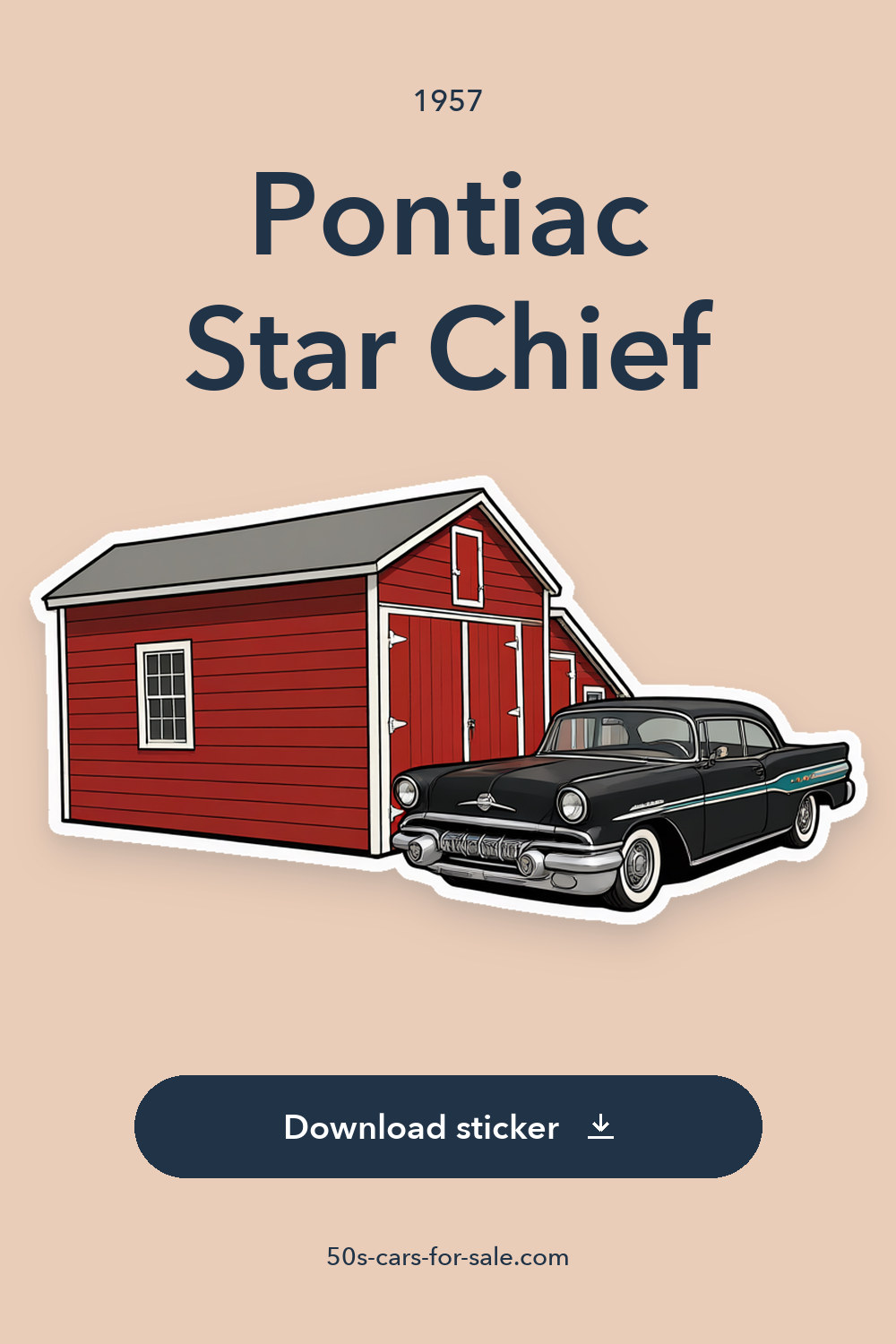 1957 Pontiac Star Chief sticker preview
