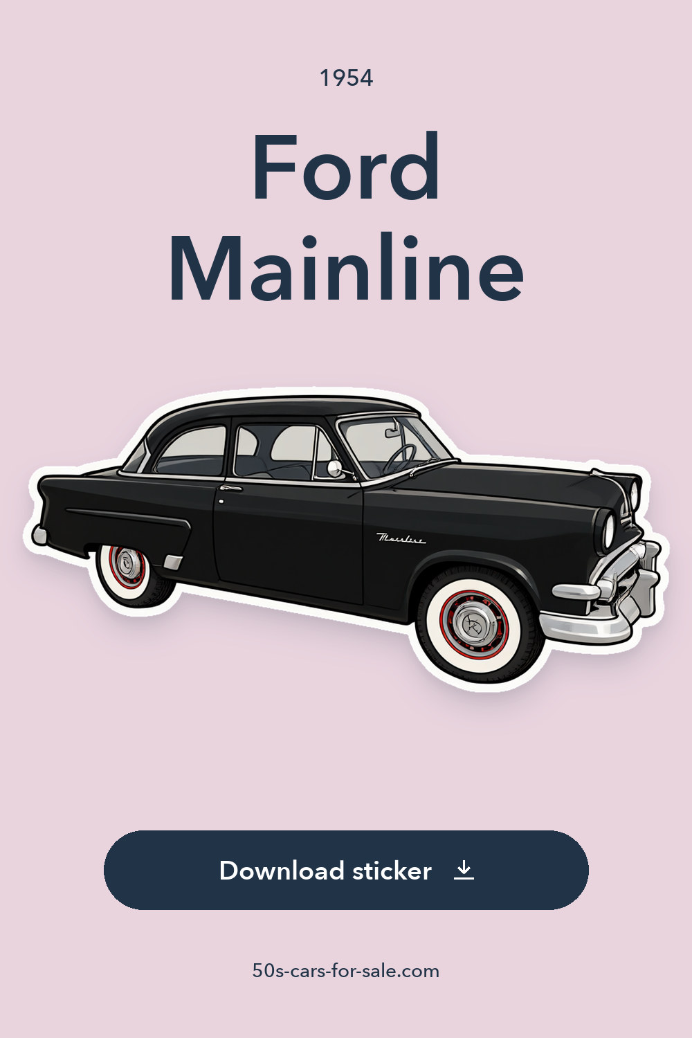 1954 Ford Mainline sticker preview