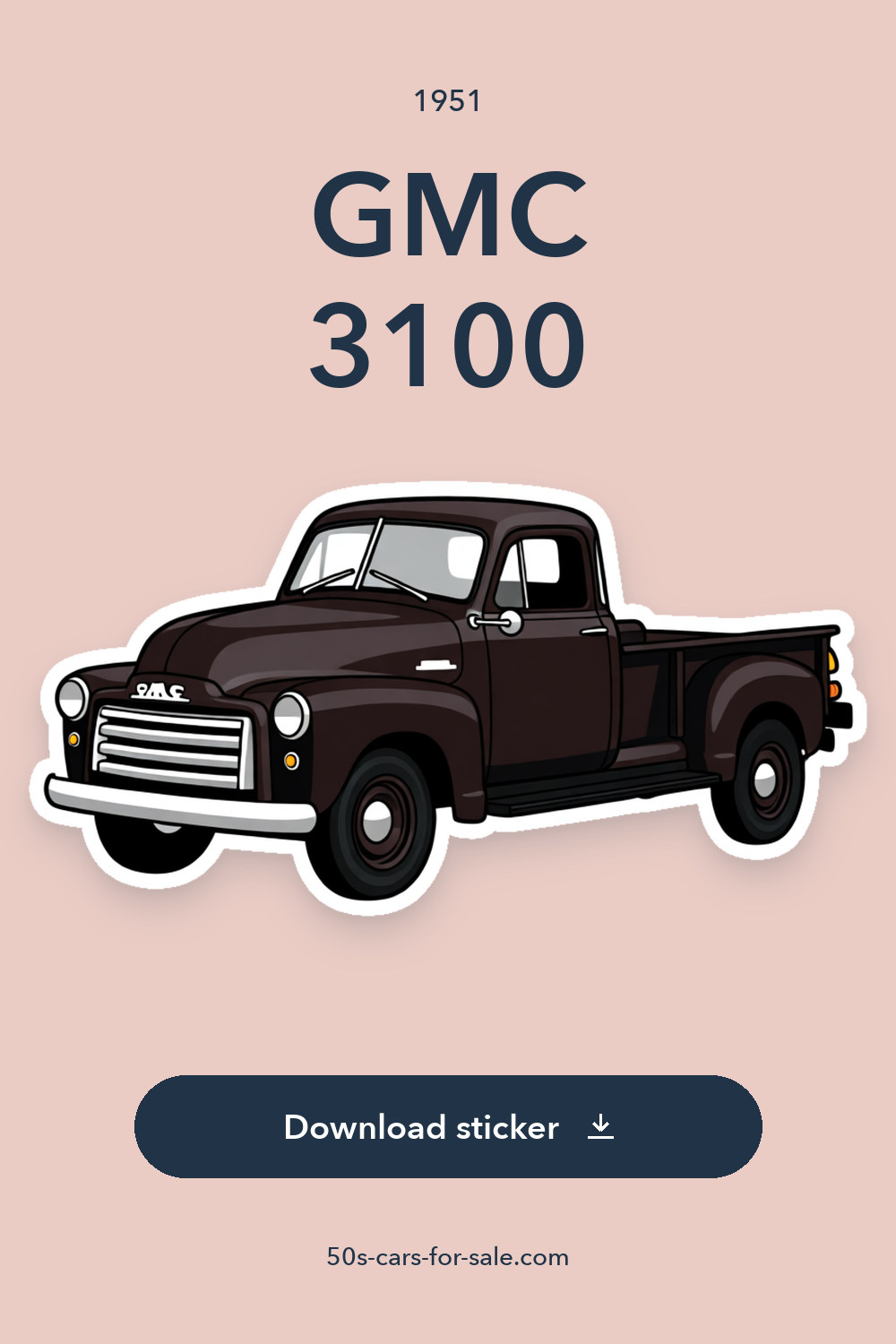 1951 GMC 3100 sticker preview