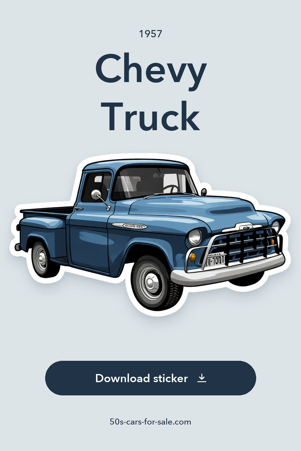 1957 Chevy Truck sticker preview